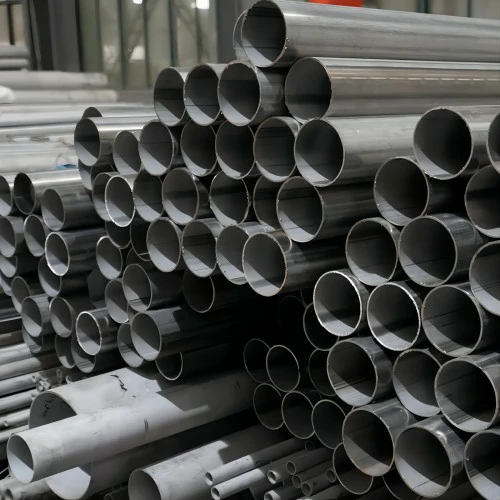 This is a picture of Schedule 40 Stainless Steel Pipe